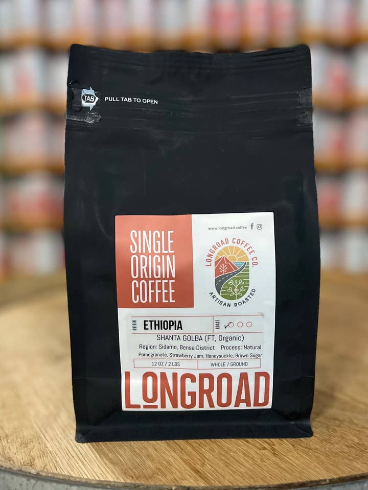 Ethiopia Shanta Golba (Natural) 2 lb for wholesale by Longroad Coffee Company