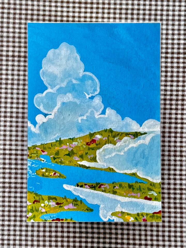 The Garden Art Print — 8×5.25″ Semi‑Gloss Finish for wholesale by Itzy Bitzy Art Shop