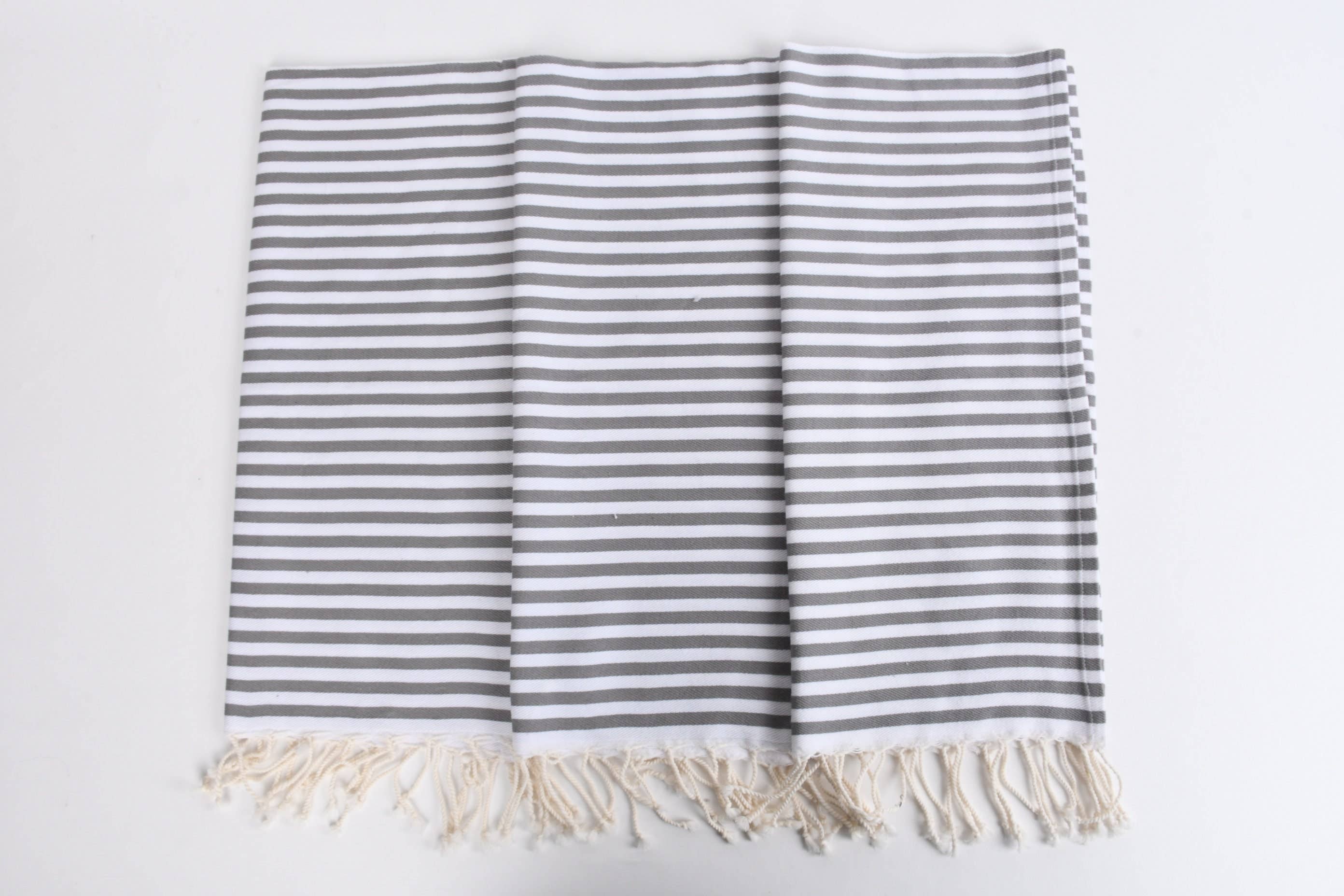 Organic Turkish Towels - Wholesale Wash Cloth - Organic Washcloth, Spa Washcloth, Gray Peshkir7