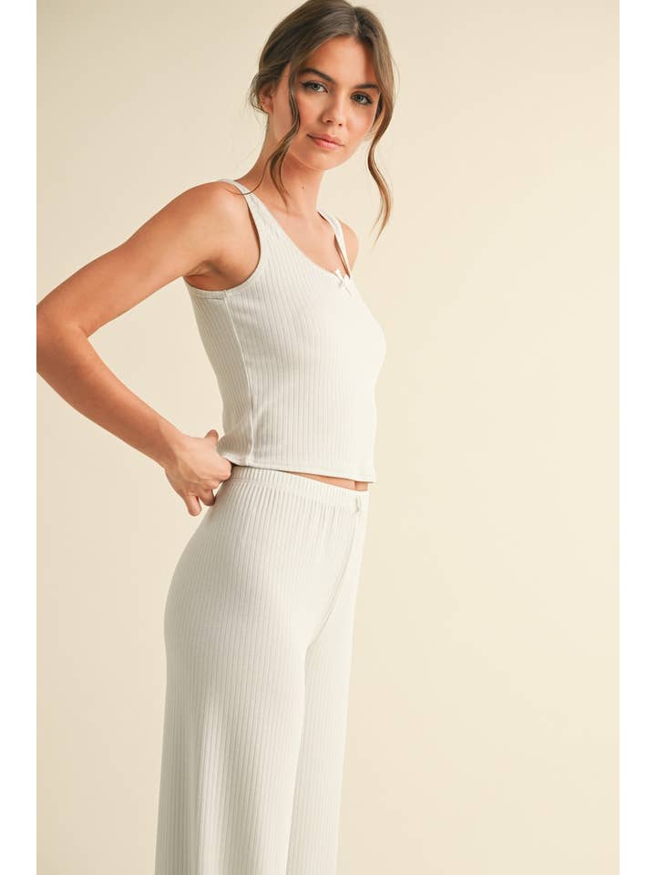 KIMBERLY C - Venta al por mayor Camiseta sin mangas - Mujer - Camiseta de Tirantes Punto Calado Lounge7