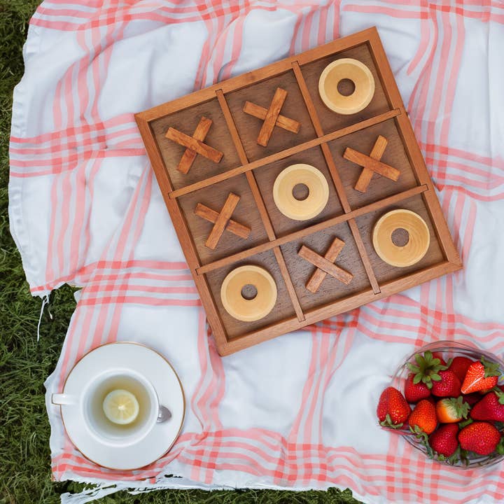Wood Expressions - Wholesale Board Game - Tic Tac Toe Wooden Board Game