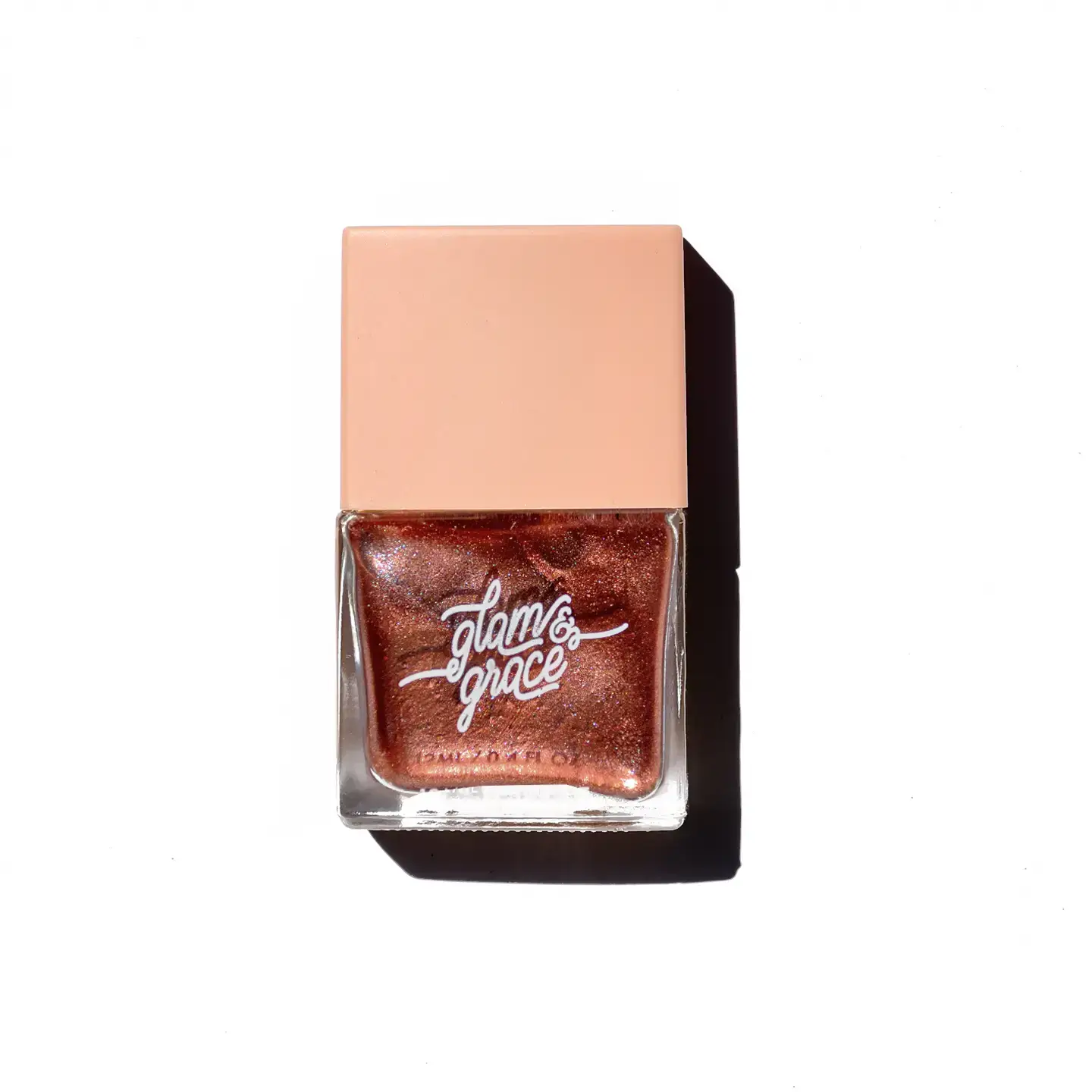 Glam & Grace - Wholesale Nail Polish - Non-Toxic Nail Polish - Iridescent Marsala0