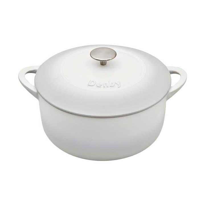 5.2L Natural Canvas Cast Iron Round Casserole for wholesale by Denby