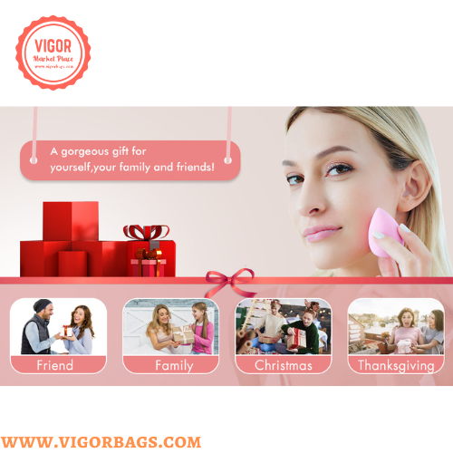 Farben mischen und anpassen VIGOR Make-up-Schwamm Set 8-teilig – Hochwertiger Make-up-Blenderschwamm, Mindestbestellmenge 10 Sets für den Großhandel auf Faire7