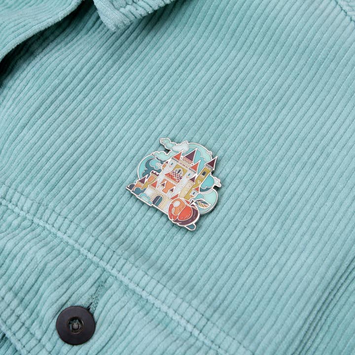 Awesome Pattern Studio - Wholesale Lapel pin/button - Enamel Pin - Snow White Castle. Badge, Lapel Pin8