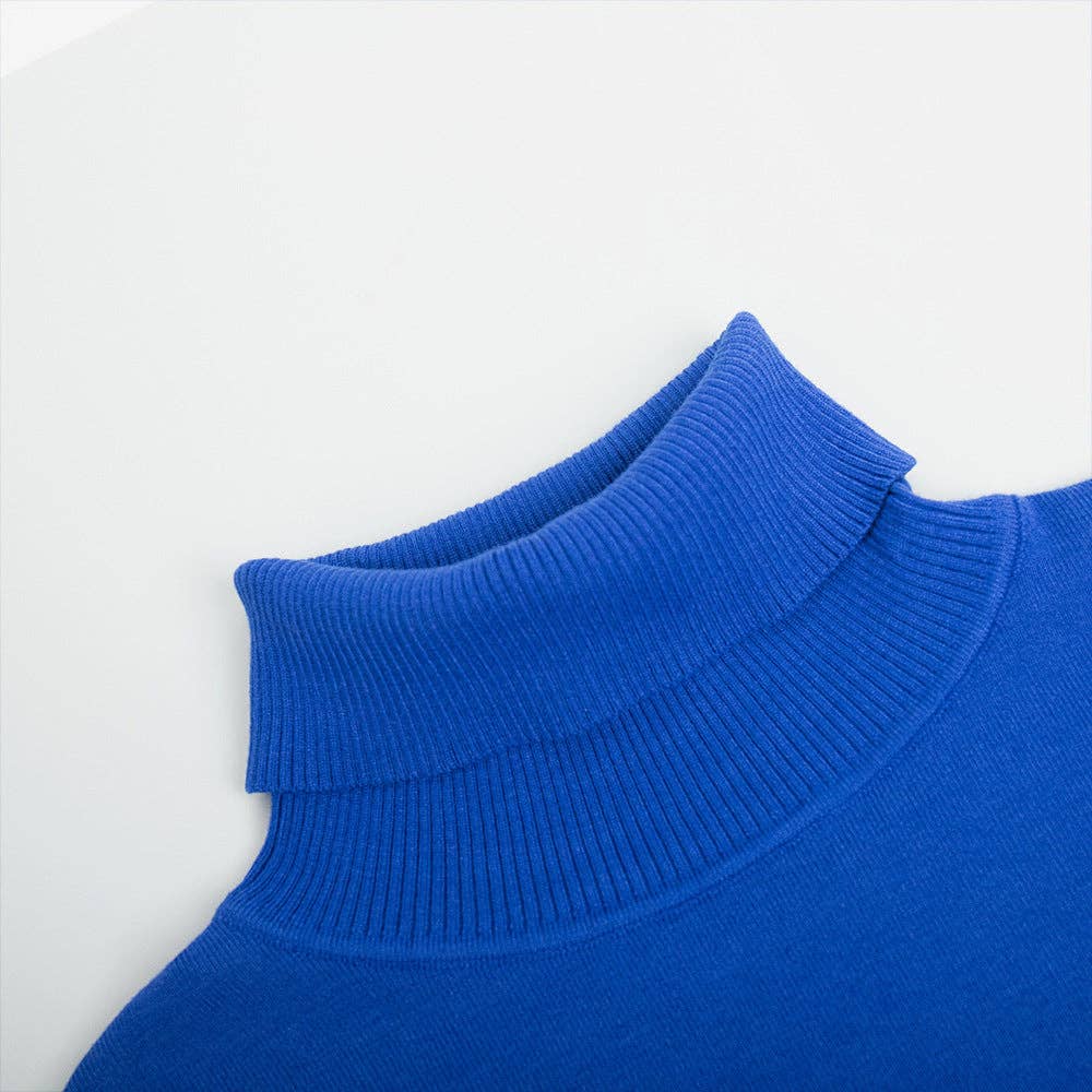 Marayn - Wholesale Tunic Sweater - Women's - 2025 AutumnWinter Chic Loose Knit Turtleneck Sweater4