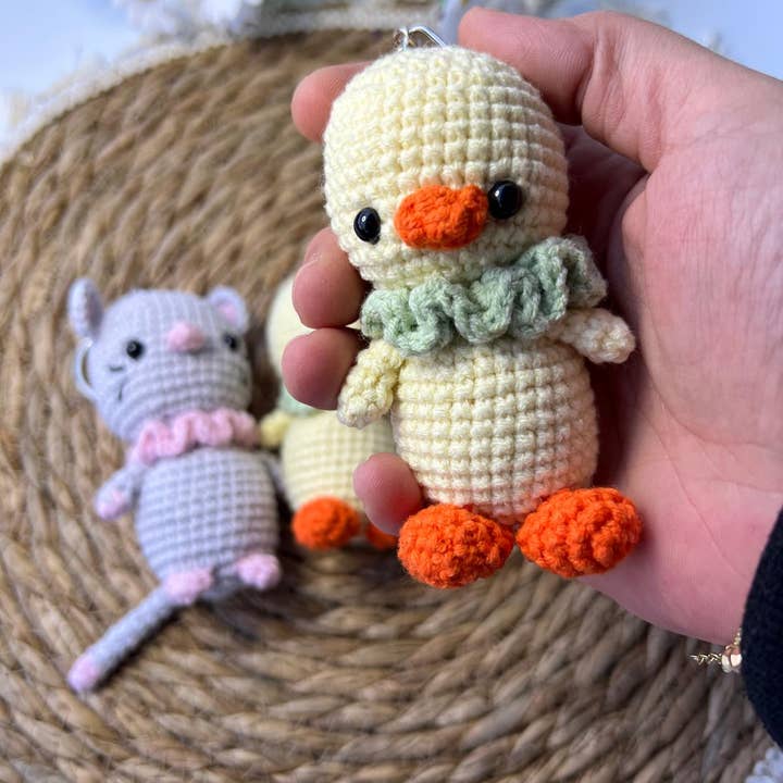 Emel Crochet - Wholesale Knuffels - Kinderen en baby - gehaakte muis en kuiken knuffel0