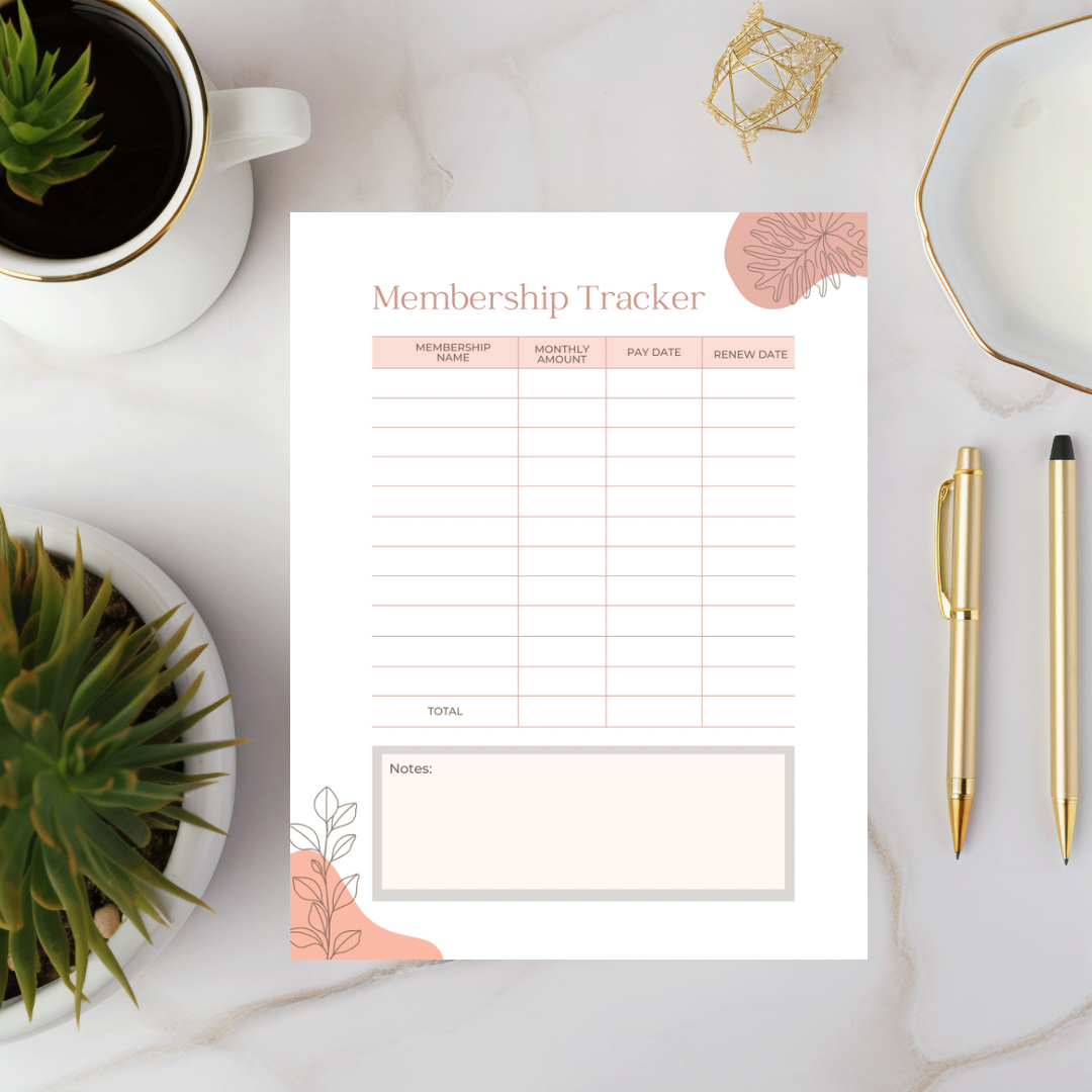 Missh Shop - Wholesale Planner - 8x5 Finance Tracker - Eco friendly7
