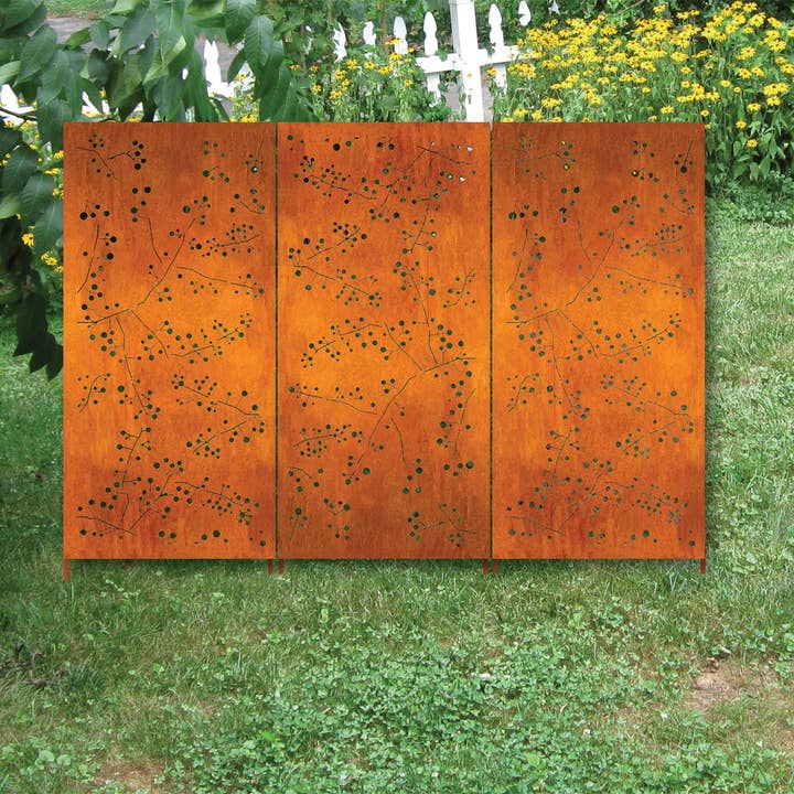 Rustica Ornamentals - Wholesale Outdoor Ornament/Decor - Metal Privacy Screens / Metal Wall Hanging4