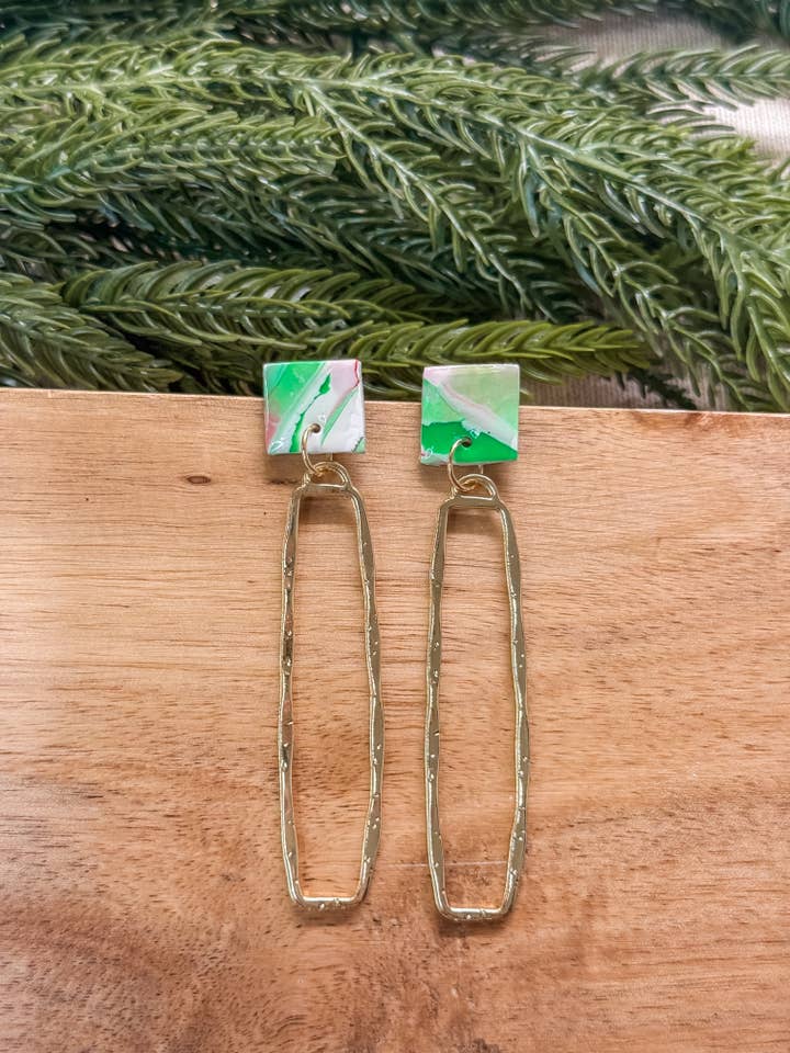 Christmas Spirit Long Dangle for wholesale by Southern Designs by Kristy