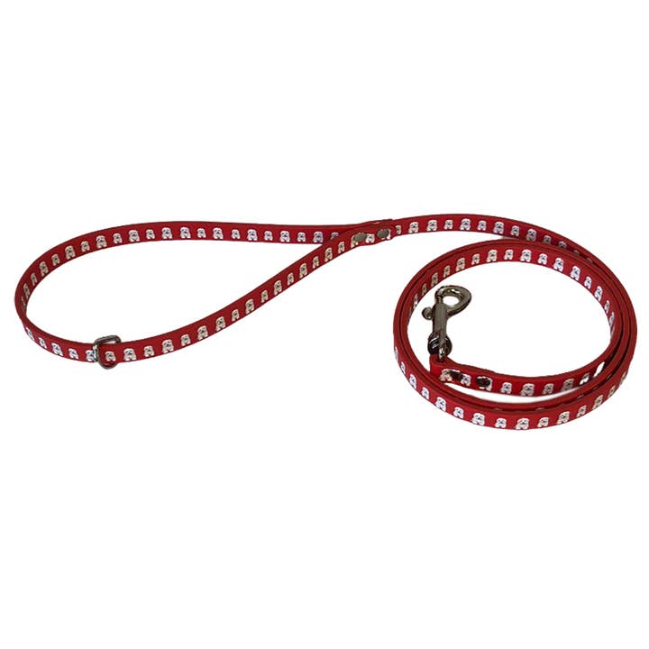 Leash printed on both sides Maltese for wholesale by My queen