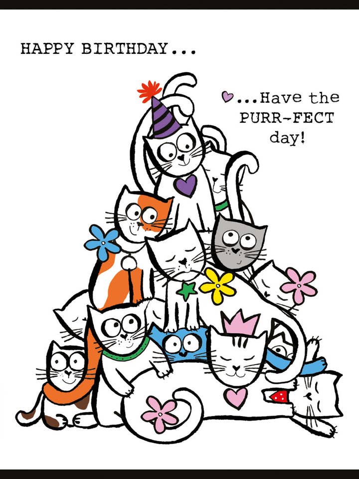 DOODLE NBW49 CHATS PARFAITS pour la vente par Nigel Quiney Publications Ltd