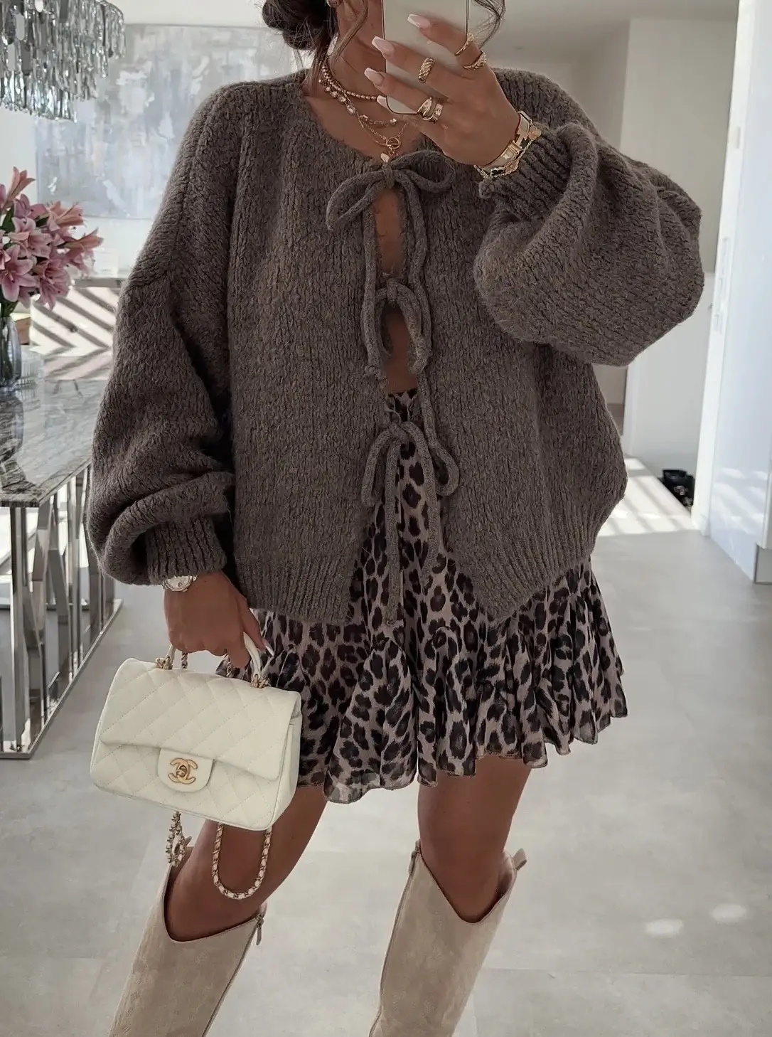 ESTEE BROWN - Venta al por mayor Cárdigan - Mujer - Chaleco de lana con cordones - 246182