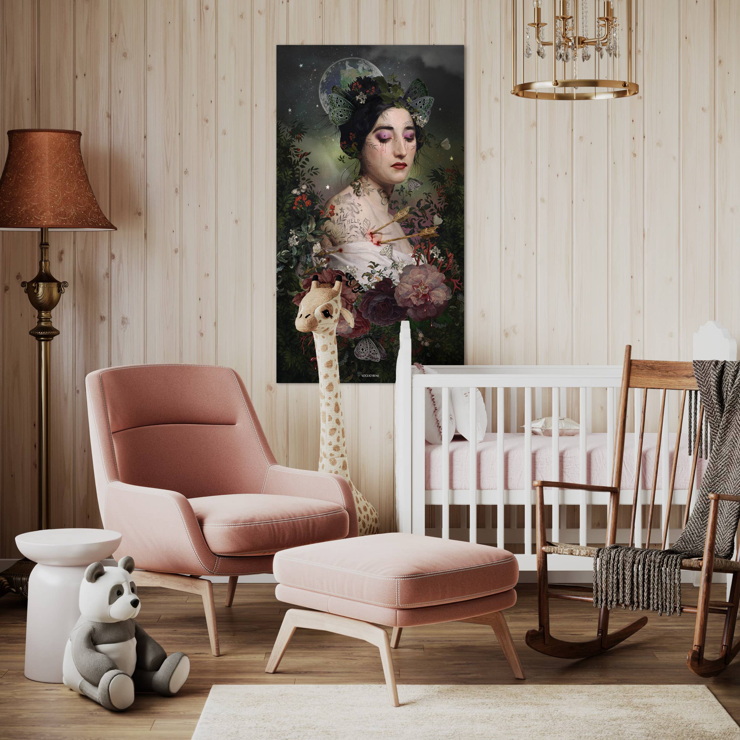 Voglio Bene – Engroshandel Drapering – 144 GAIA VÆGHÆNGNING1