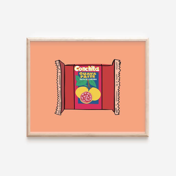 Guava Conchita Art | Hispanische lateinamerikanische Latina-Kunst | Kunst aus Miami für den Großhandel von Monstera Monday Shop