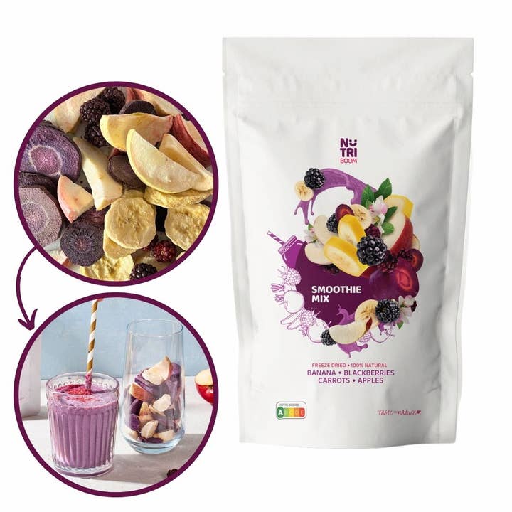 NutriBoom - Venta al por mayor Proteínas en polvo - Mezcla de Batido Liofilizado Power Up - listo para mezclar