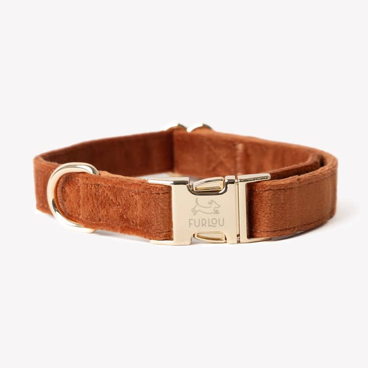'Argila' - Coleira de Veludo para Cão por atacado de Furlou Europe
