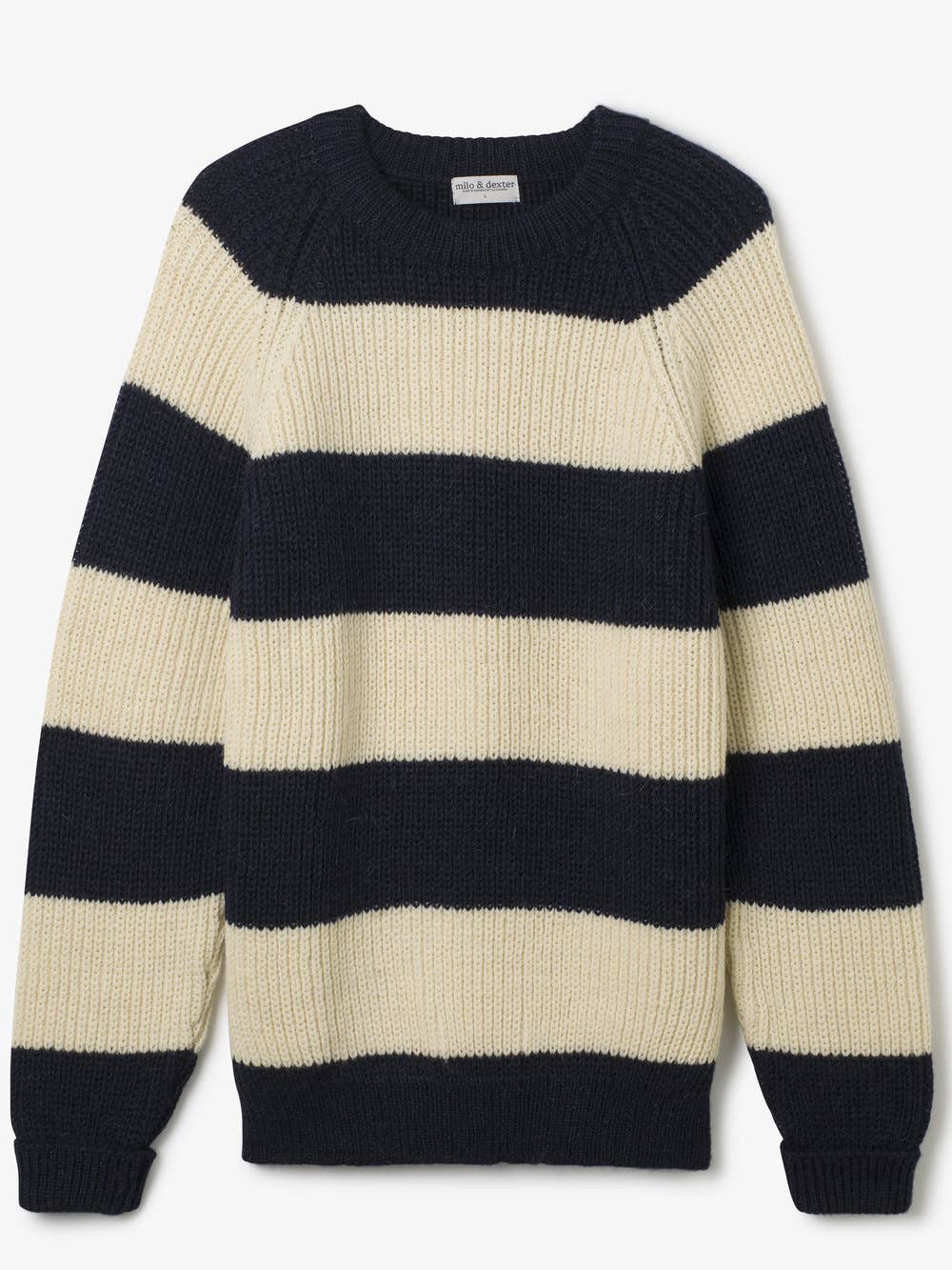 Canadian Woollen – wholesale Knitted jumper – unisex – HAND KNIT WOOL STRIPED SWEATER1
