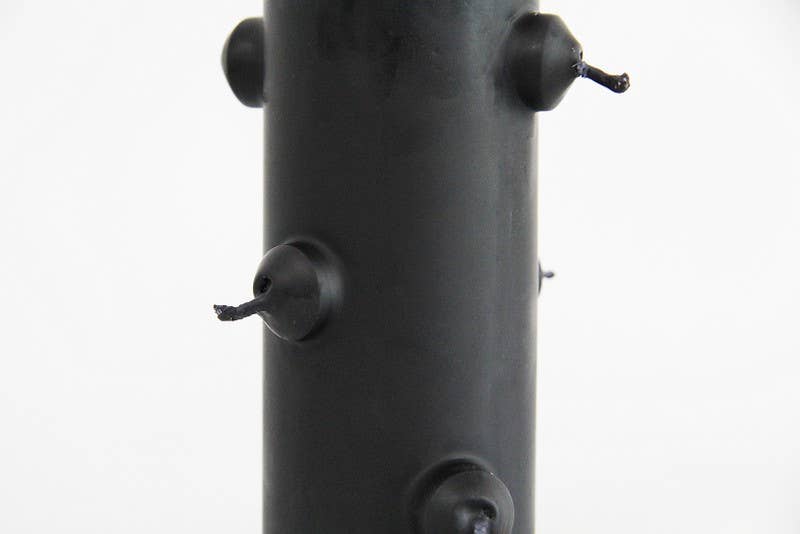 Las Velas de Mariano - Vente Bougie votive - Petit vèlon noir à 7 mèches2