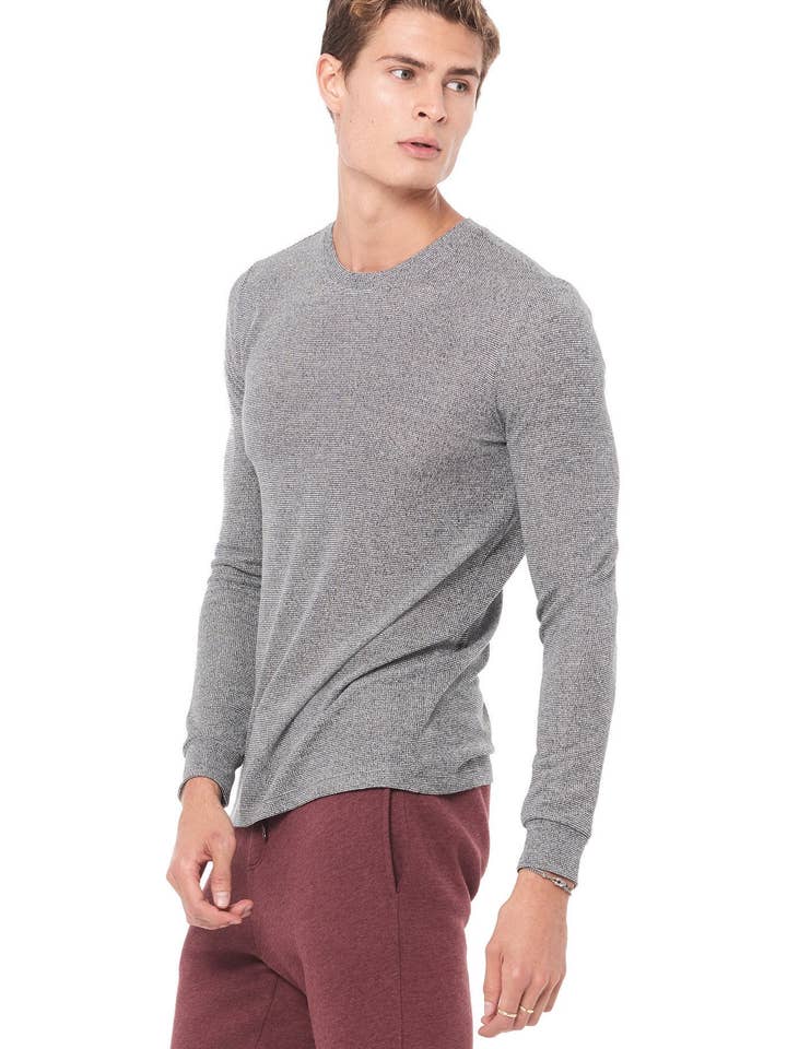 Heren Pullover met Textuur en Lange Mouwen voor wholesale door Mika Jaymes