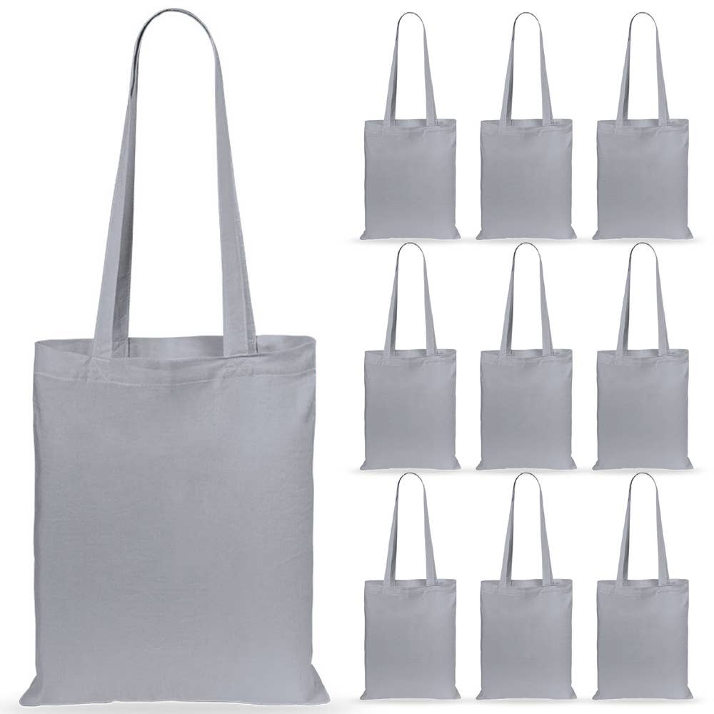 eBuyGB Craft Blanks - Wholesale Grocery/Shopping Bag - Premium Coloured Reusable 5oz Cotton Canvas Shopping Bag Eco13