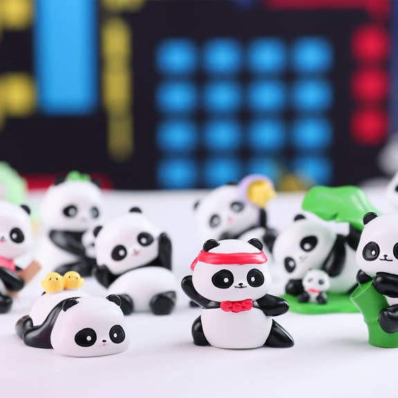 BCmini - Wholesale Decorative Figurine - PANDA FIGURINE BLIND BOX-8
