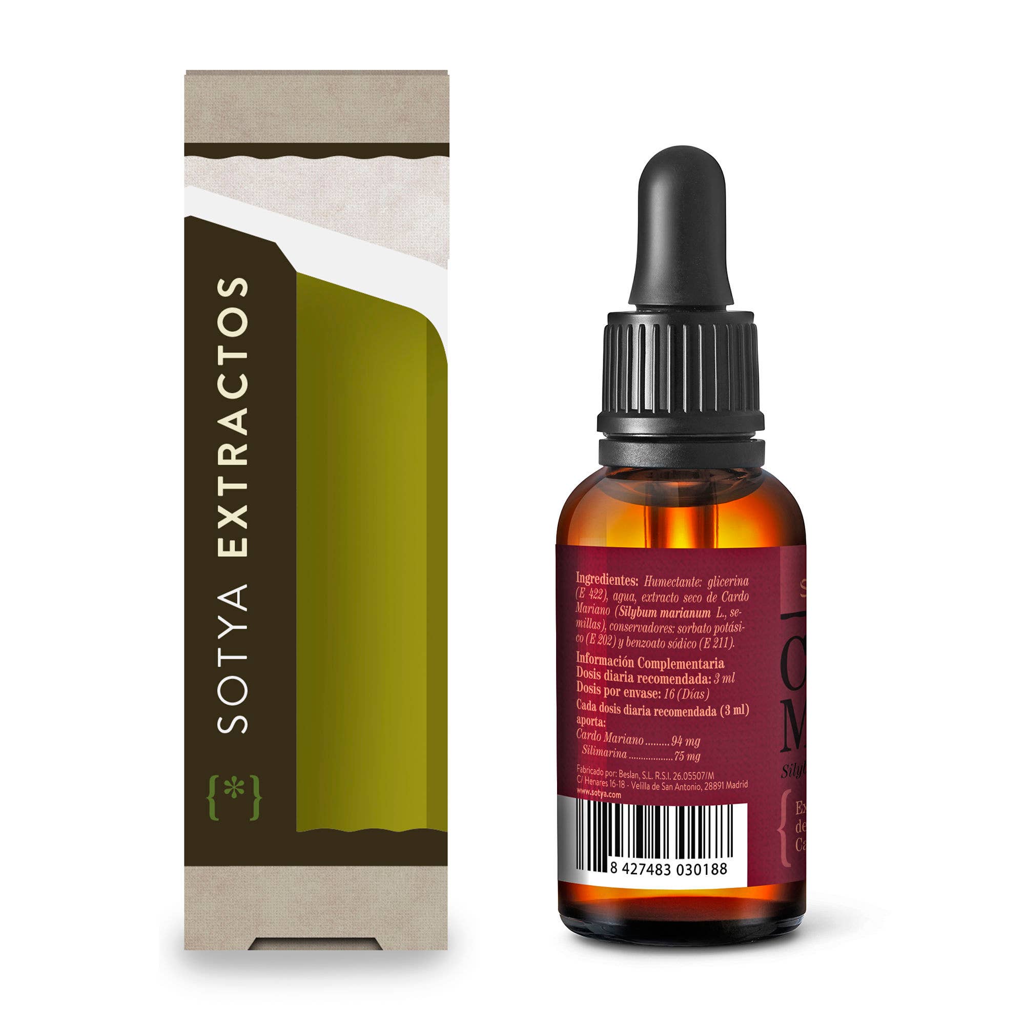 Pridahofarma - Vente Supplément oral/vitamine - SOTYA Extraits Chardon-Marie3