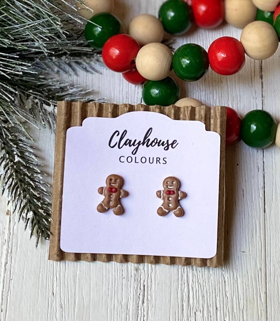 Clayhouse Colours - Wholesale Stud/Post Earrings - Christmas Stud Earrings5