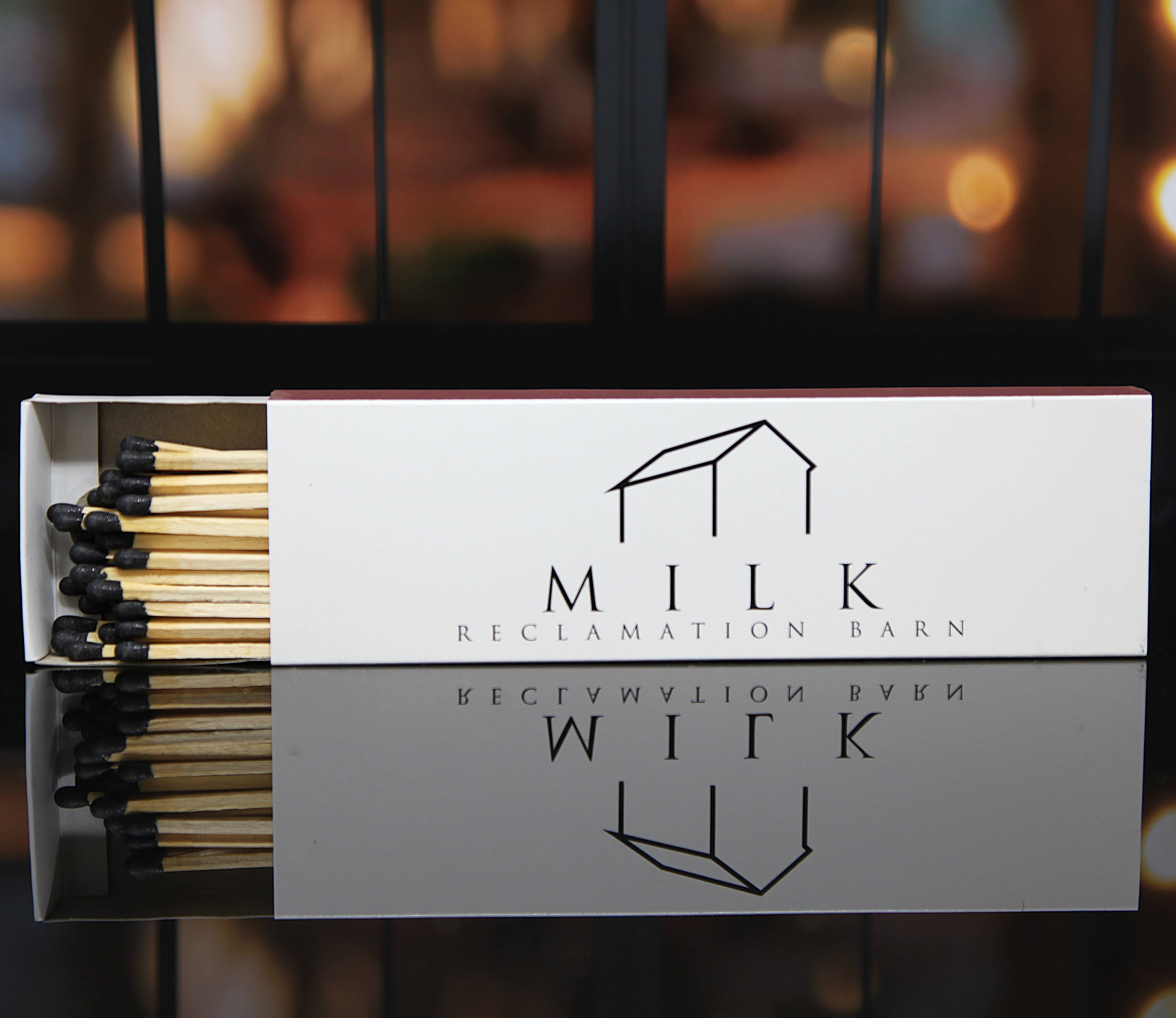 Milk Reclamation Barn - Wholesale Matches - Box of Matches - 8" long matches4