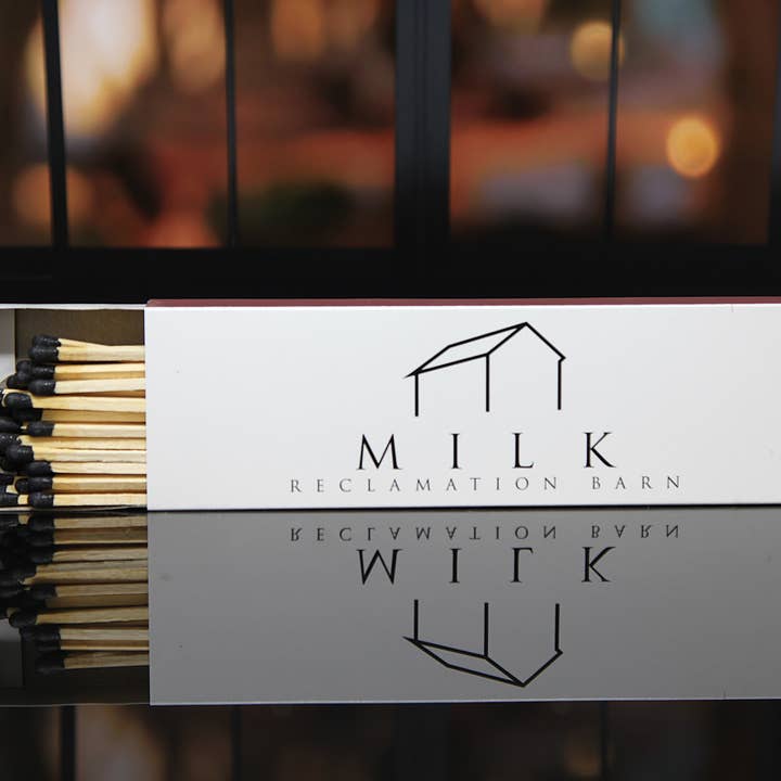 Milk Reclamation Barn - Wholesale Matches - Box of Matches - 8" long matches4
