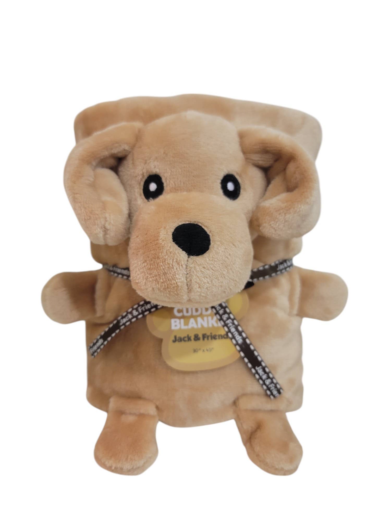 One & Only Creations, Inc. - Jack & Friends - Wholesale Security/Cuddle Blanket - Baby - Dog Golden Retriever Cuddly Blanket