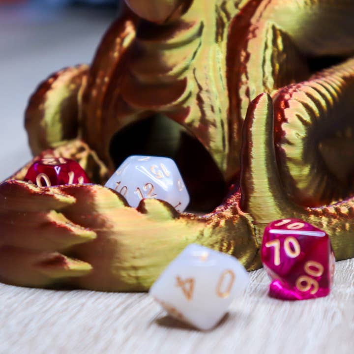 Der Krämer Factory - Wholesale Dice - Dice Tower Dragon | with Dice Compartments | for Tabletop Games1