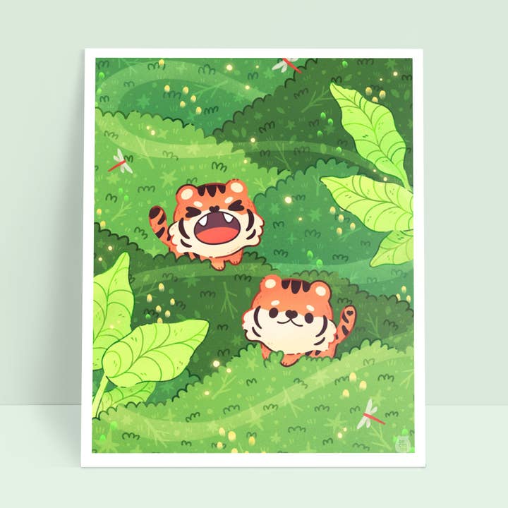 Little Tigers 8x10 Impressão artística por atacado de Arcasian