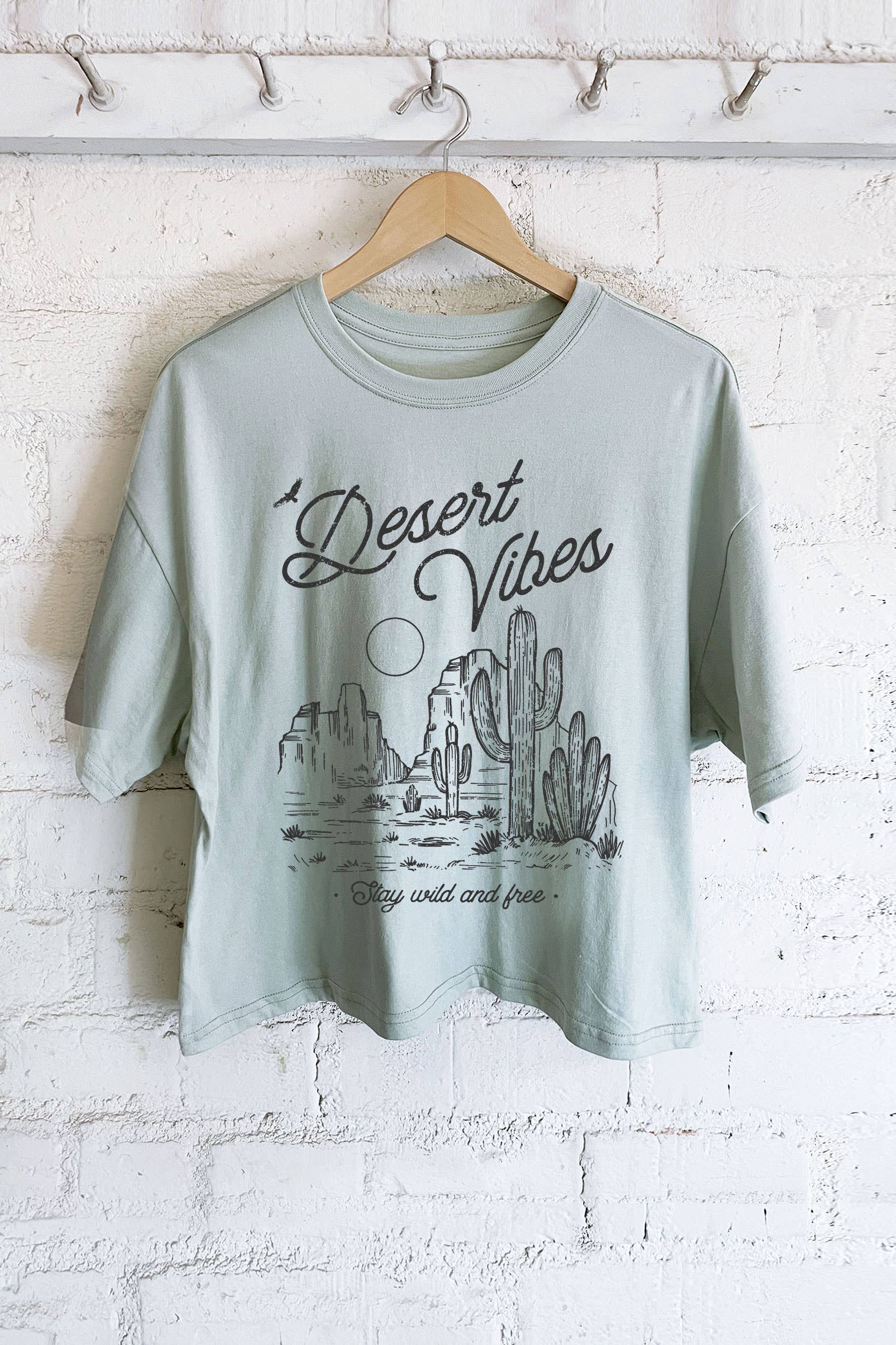 Rustee Clothing - Wholesale Screen Printed T-Shirt - Women's - DESERT VIBES