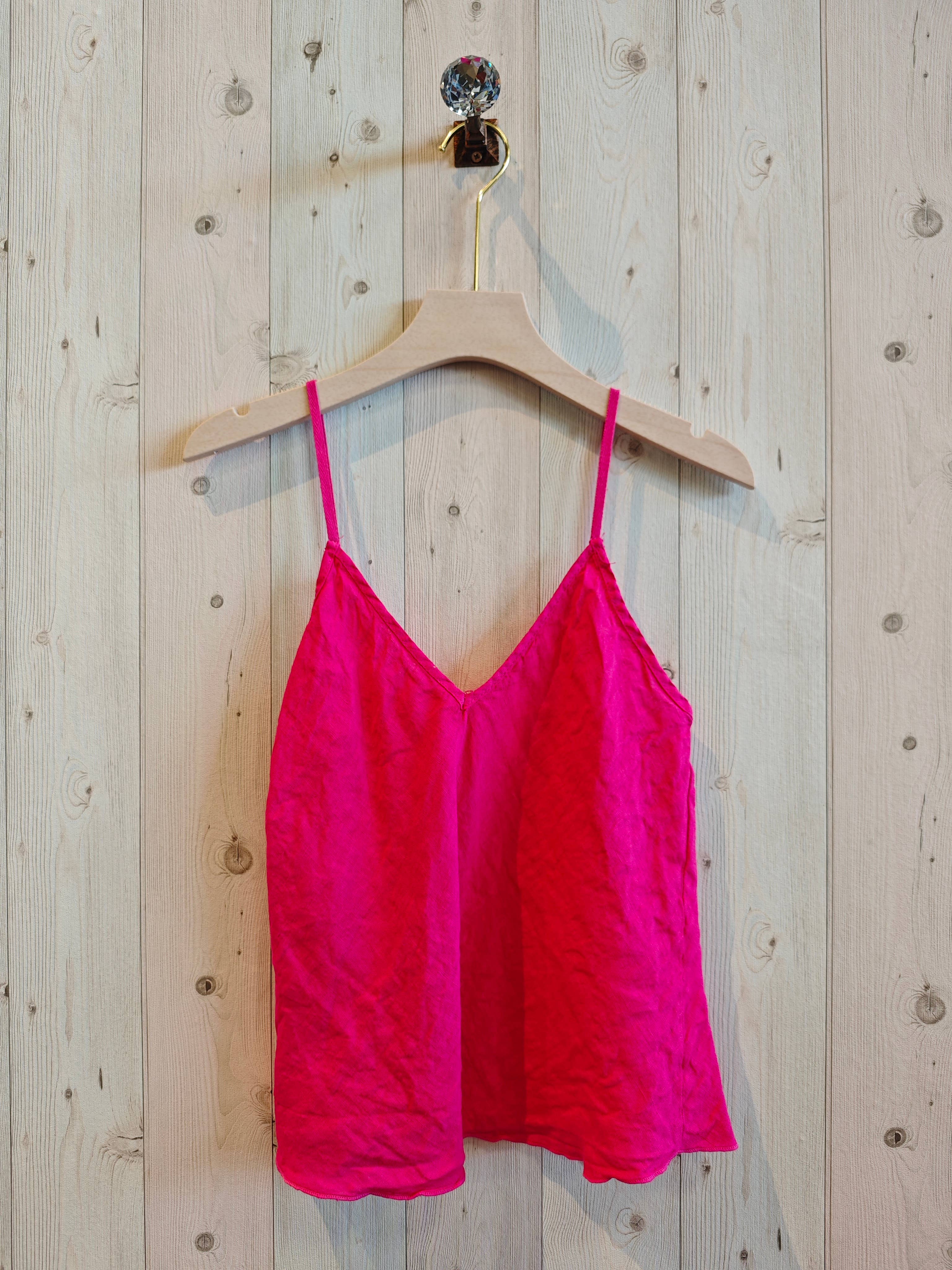 Linen & More - Wholesale Camisole - Dames - REF 22943 linnen tanktop met koordsluiting, 100% linnen4