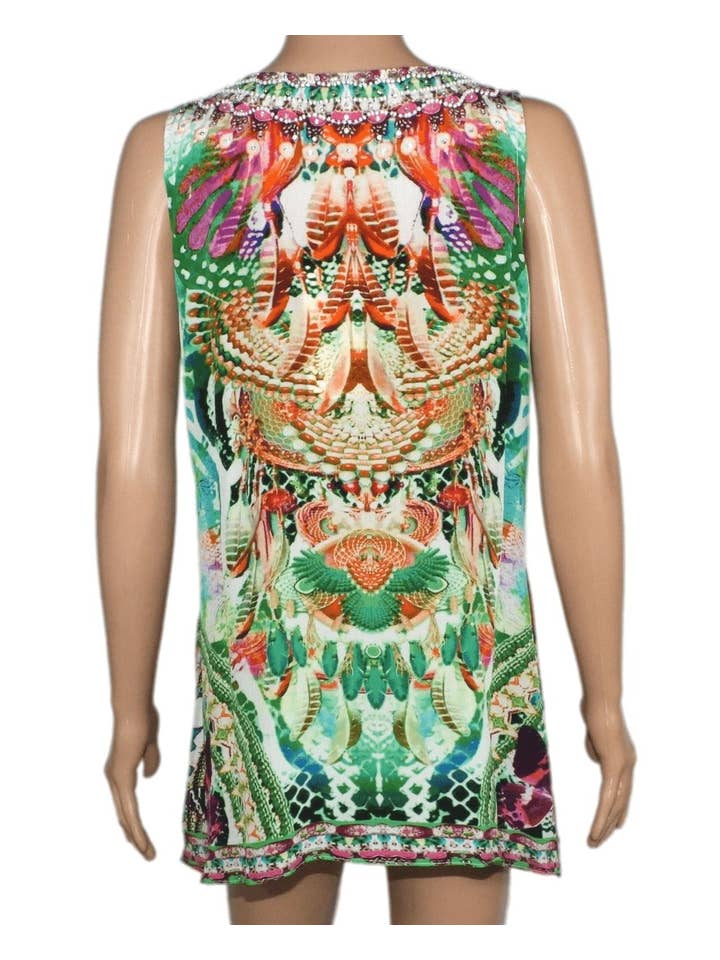 Kaftans that Bling - Wholesale Camisole – Women′s - Paradise green silk cami4