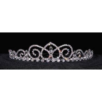 #16238 - Galant prinses Tiara met kammen voor wholesale door Bridal Store Jewelry