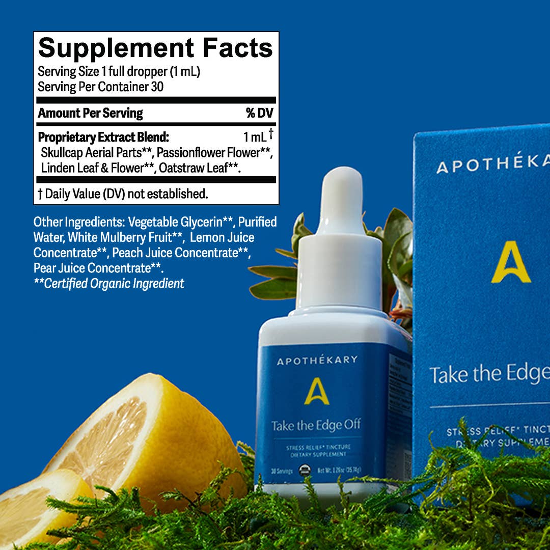 Apothékary - Vendita all'ingrosso Vitamine/integratori orali - Take the Edge Off® - gocce erboristiche per stress e tensione5