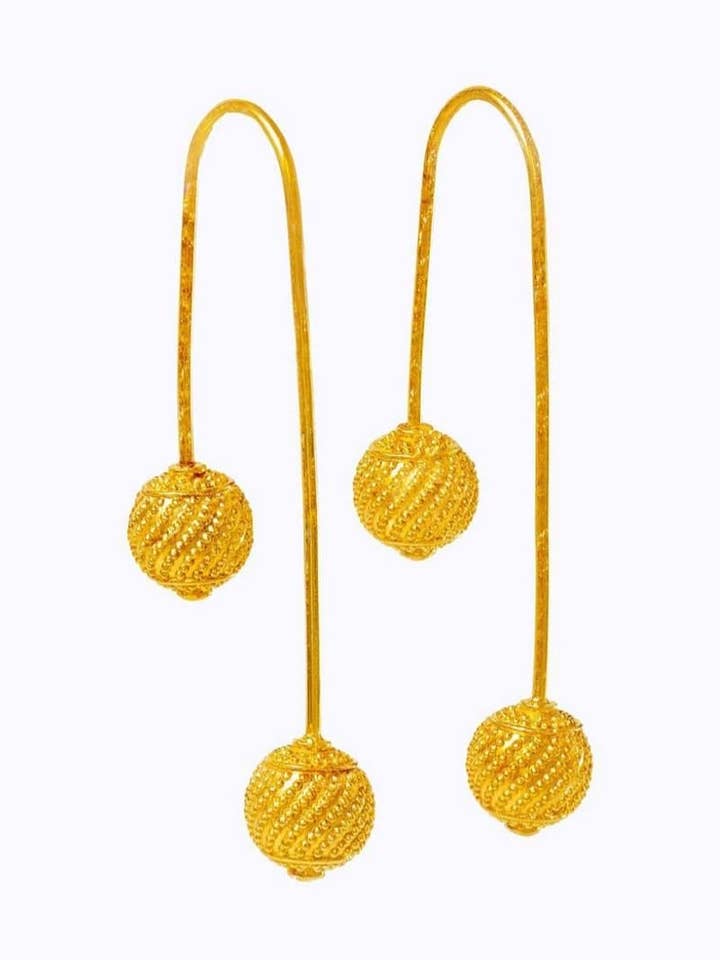 Earrings 24k Gold Plated for wholesale by Cartooli
