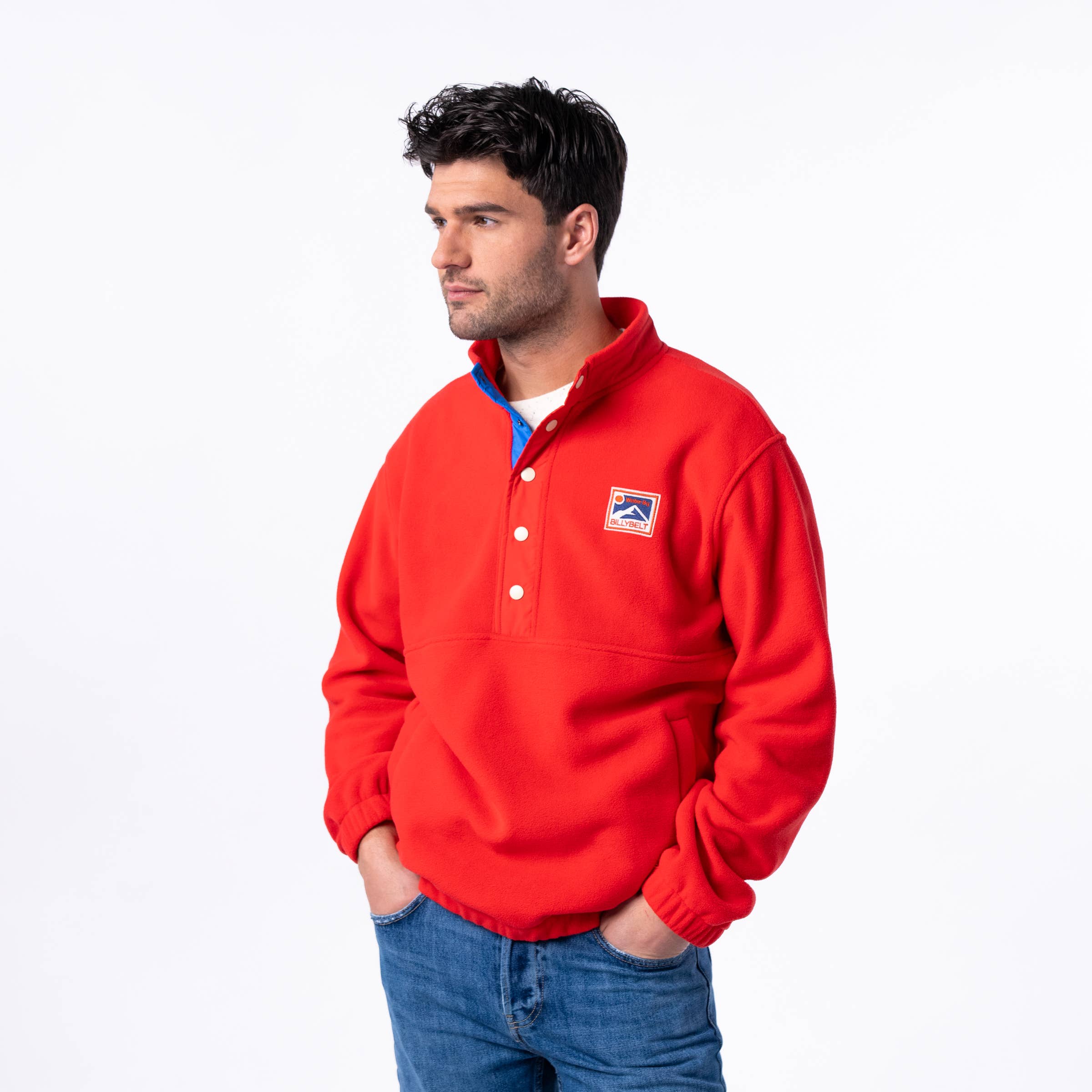 BILLYBELT - Vente Polaire – homme - Sweat polaire Rouge1