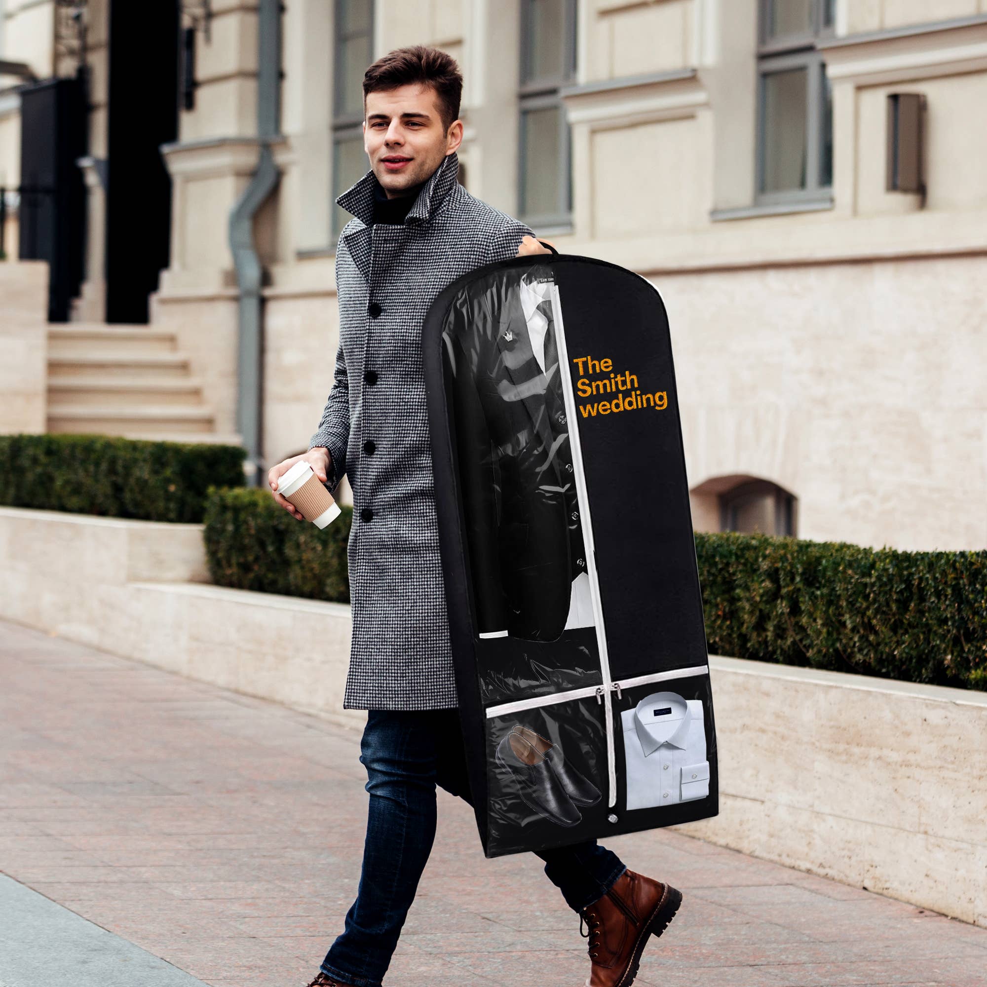 Gradzo – wholesale Garment bag – unisex – Personalized Garment bag for Clothes - 43"7