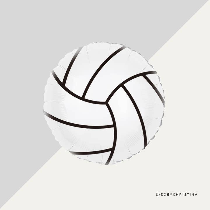 Zoey Christina - Wholesale Balloon - Volleyball Foil Balloon – Sports & Team Spirit Party Décor2