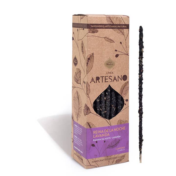 Sagrada Madre Incense Artesano Night Queen - Lavender X30 for wholesale by Wonder Incense