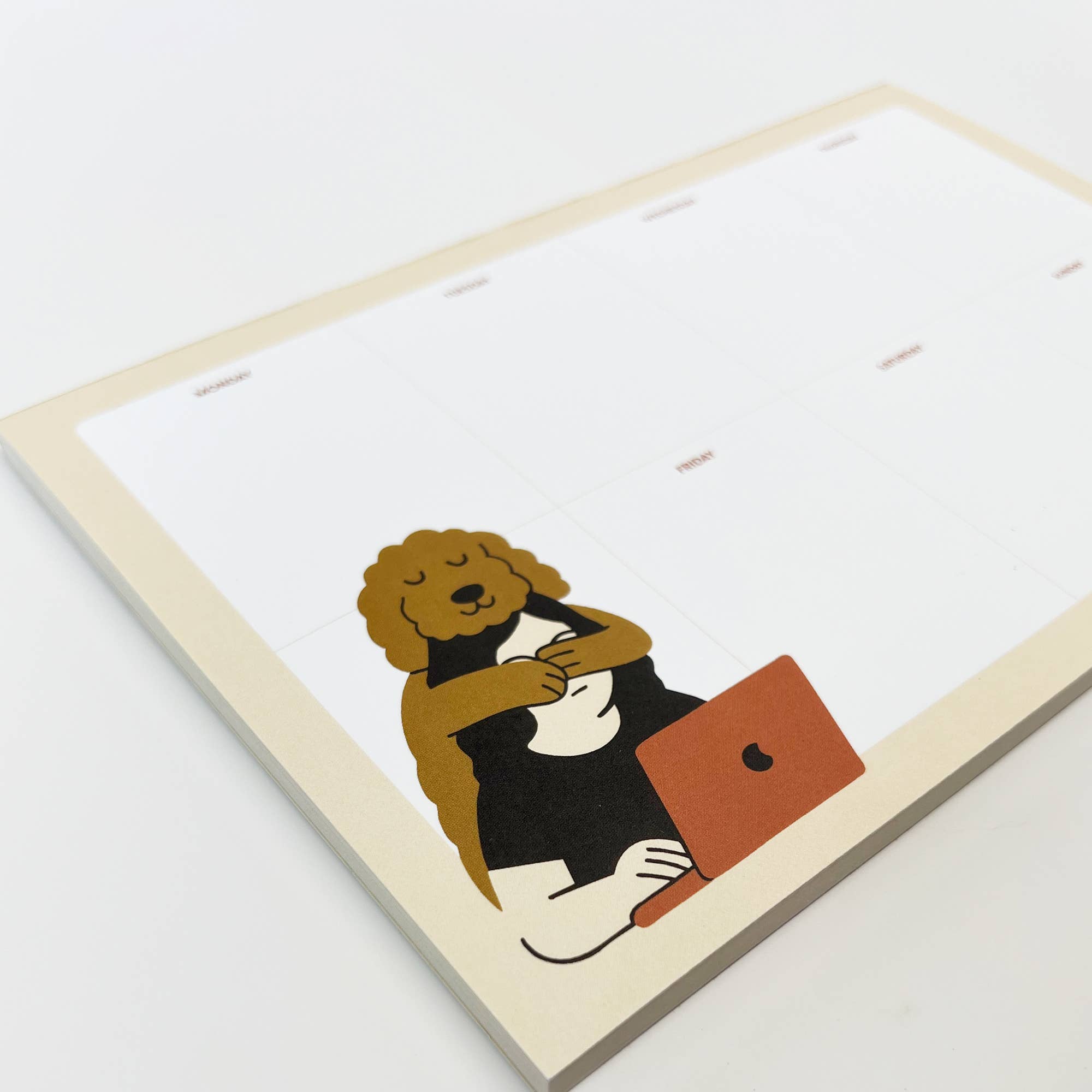 Sungy Side Up - Wholesale Planner - Weekly Planner Notepad with Golden Doodle – Dog Desk Notepad4