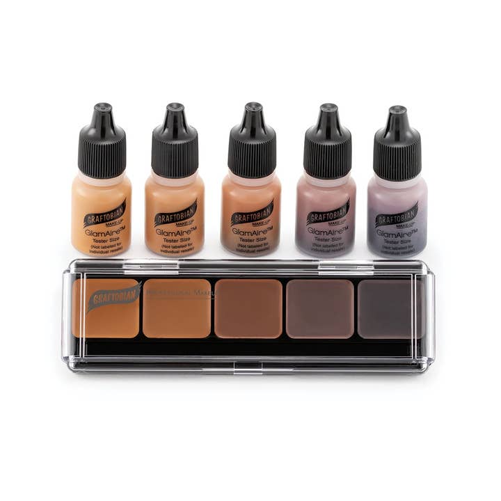 Graftobian Professional Makeup - Wholesale Foundation - GlamAire Airbrush & HD Crème Sampler Packs