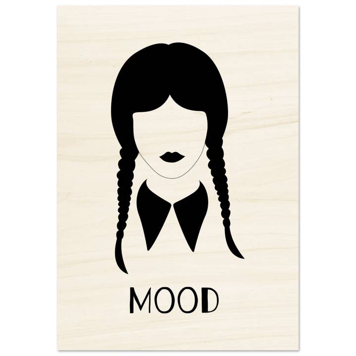 mood (mercredi) - Wood Prints pour la vente par Wonderland monsters