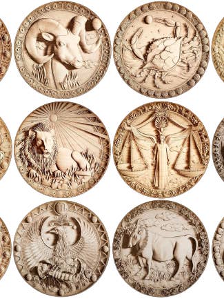 Zodiac Signs, Wood Engraved for wholesale by Lexo Creations