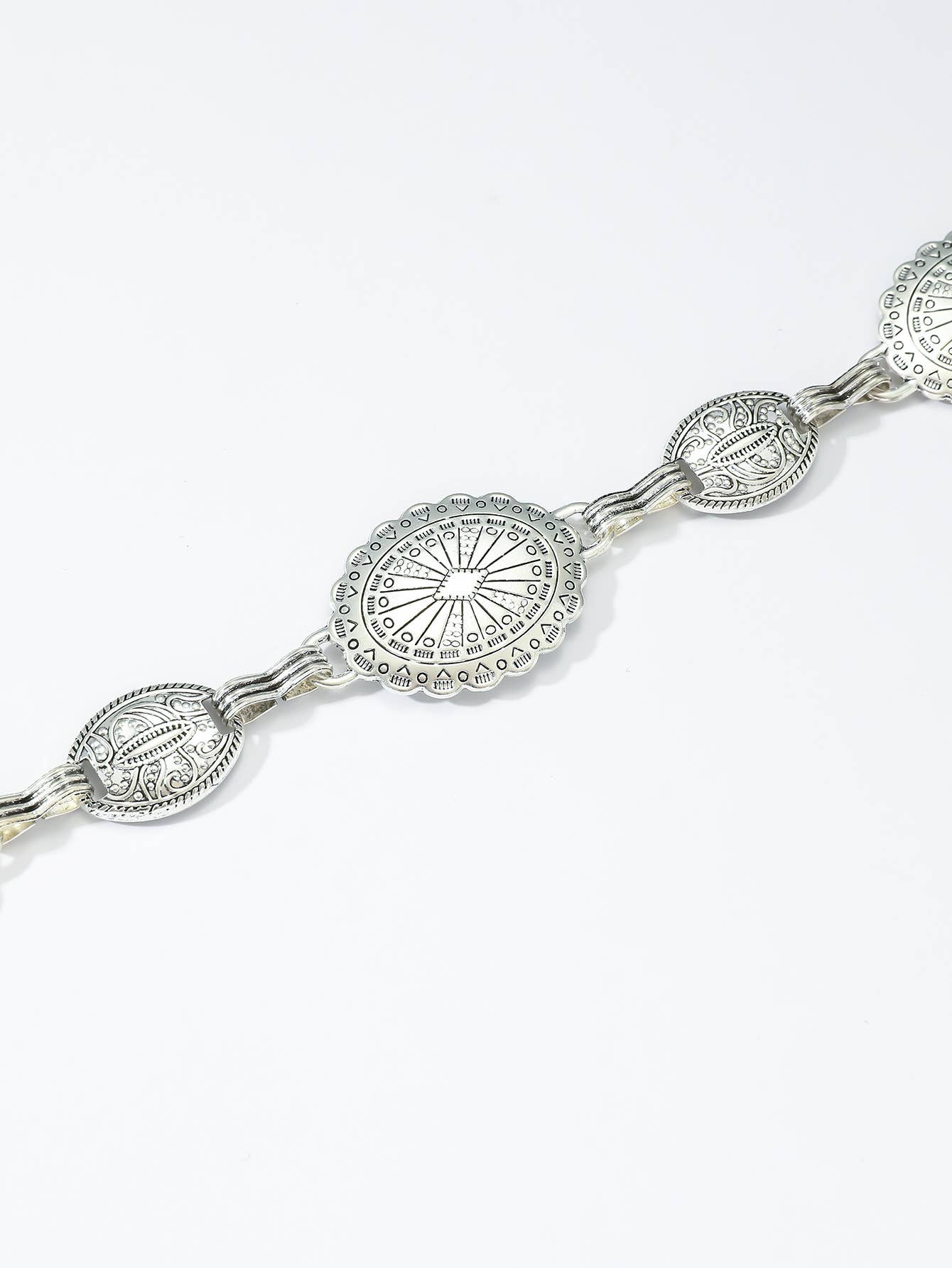 Tourtiwi - Wholesale Belt - Women's - Boho - Style Engraved Disc Metal Waist Chains 6