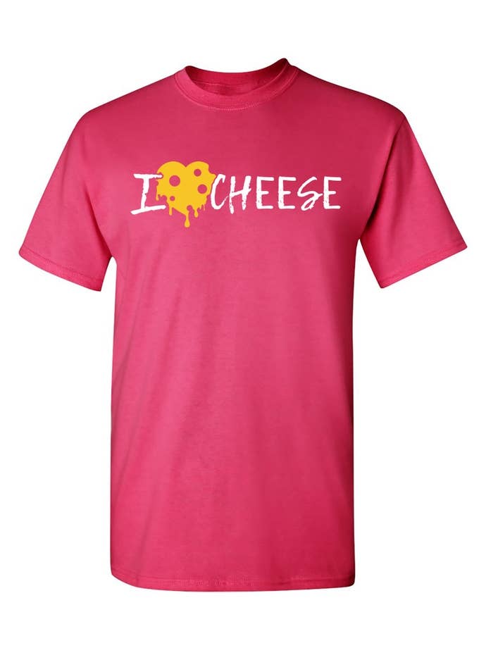 Feelin Good Tees - Wholesale Screen Printed T-Shirt - Unisex - I Heart Cheese8