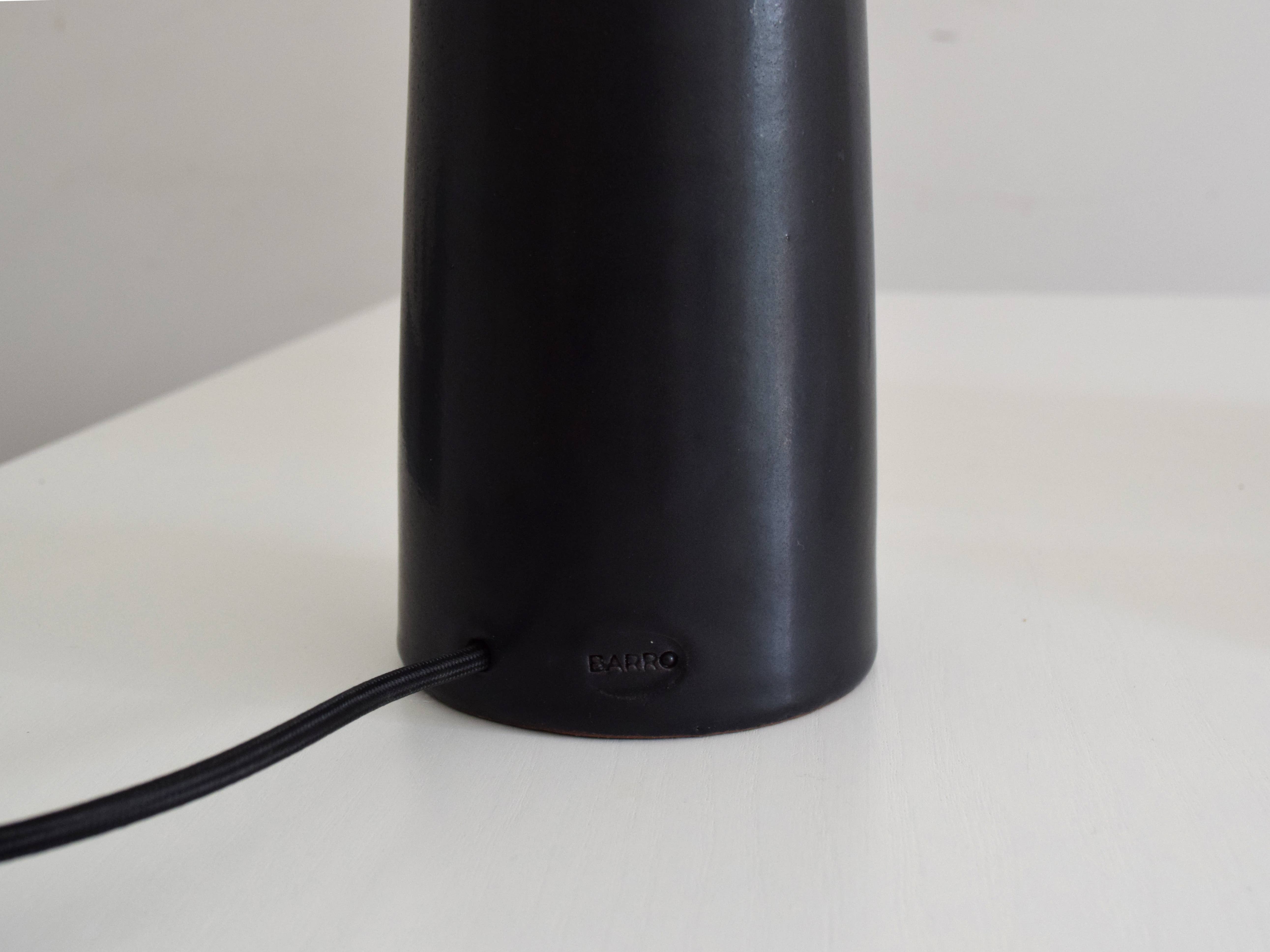 DEBARRO - Furniture | Lamps | Ceramics | Handmade – wholesale Accent-/skrivbordslampa – Armona svart - handgjord bordslampa2